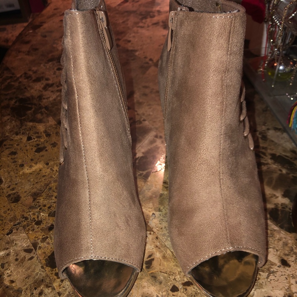 Open Toe Booties - image 1